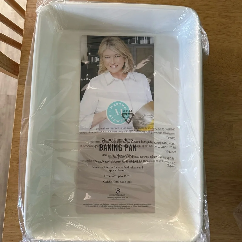 Martha Stewart Teal Nonstick Baking Pan